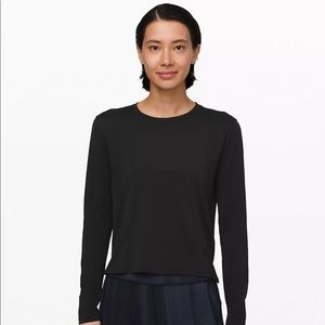 NWT Lululemon Train to Be Long Sleeve Black XS